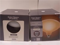 2 boxes better homes and garden LED vintage style