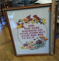 Needlepoint Wall Decor