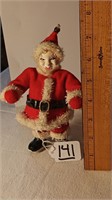 6” Vintage Santa Claus With Papier Mache Face!