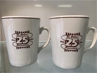1989 Tim Horton's 25th Anniversary Mugs