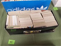 Shoebox Of Assorted 70's Football Cards
