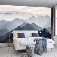 WFBHUA-Modern Mountain Wallpaper - 149Wx96H