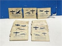19 WWII Sweet Caporal Cigarettes Pack Plane