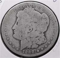 1888 O MORGAN DOLLAR AG