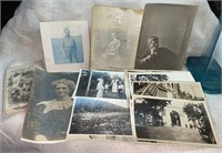 c. 1890-1910's Photographs:  Men, Woman, Family,