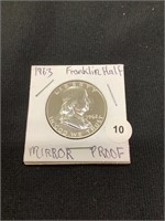 1963 Franklin Proof Half Dollar
