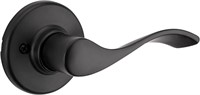 Weiser Belmont Matte Black Door Handle  Right