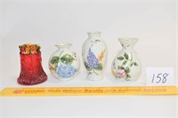 Set of 3 Vintage Vases Garden Princess House;