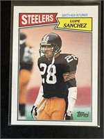 1987 TOPPS NFL FOOTBALL "LUPE SANCHEZ" NO. 292 R