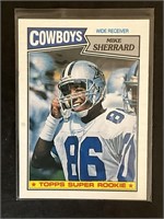 1987 TOPPS NFL FOOTBALL "MIKE SHERRARD" NO. 267