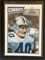 1987 TOPPS NFL FOOTBALL "BILL BATES" NO. 270 PIC
