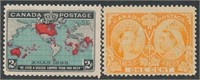 CANADA #51 & #86 MINT FINE-VF NG H