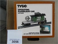 Tyco Operating Floodlight Car (HO Scale)