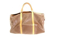 Celine Brown Weekender Travel Canvas Bag