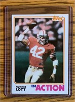 1982 Topps Ronnie Lott Rookie Year Card-Mint