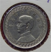 1936 China Republic 5 Fen