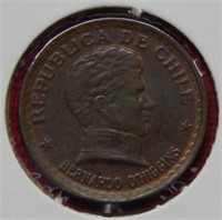 1947 Chile 20 Centavos