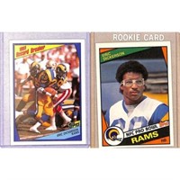 (2) 1984 Topps Eric Dickerson Rookies