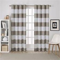 CABANA STRIPE GROMMET PANELS 2-54" X 84"