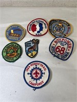 Vintage 1950s 1960s Boy Scout Patches 
Largest 4
