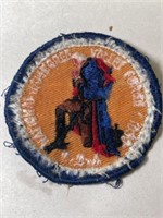 Scarce 1950 BSA National Jamboree Patch 3 INCH