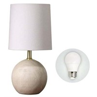 Mini Ball Base Table Lamp  12.75H  60W Bulb