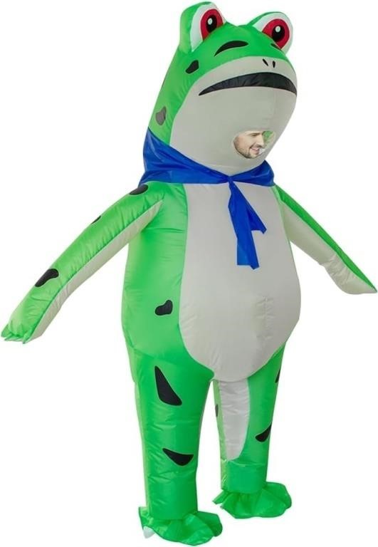 Stegosaurus Inflatable Costume Adult Frog