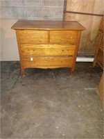 4 drawer oak dresser