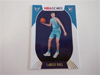 2020-21 NBA HOOPS LAMELO BALL ROOKIE CARD # 223