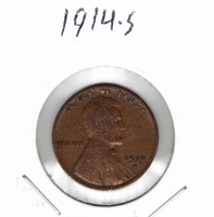 1914-S Lincoln Wheat Cent