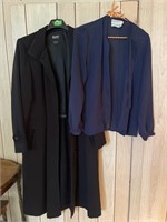 Trench coat & blouse size 6