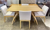 Mid Century Style Dining Table with 4 Chairs