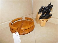 Knife Set & Lazy Susan