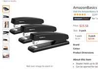 AmazonBasics Office Stapler with 1000 Staples