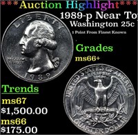 ***Auction Highlight*** 1989-p Washington Quarter