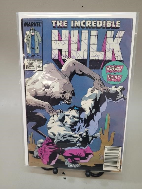 1989 Marvel , The Incredible Hulk comic
