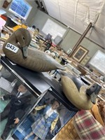 2 signed wooden decoy ducks stony hill n more