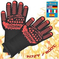 Amazing BBQ Gloves - 1472F Extreme Protection