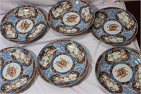 Set of 6 imari Plates