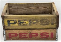 (SM) Vintage Pepsi Cola  wood crates Times the