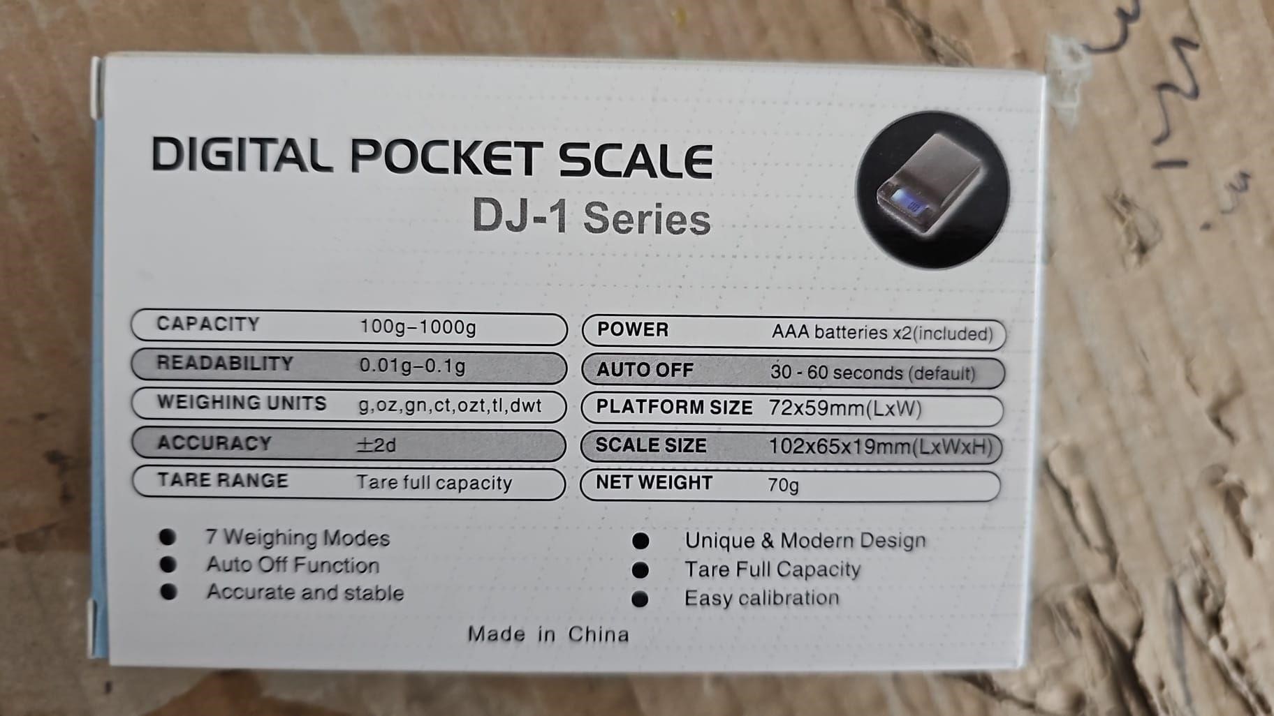 pocket scale
