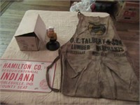 old noblesville nail apron & items