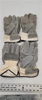 Work gloves 4 pair