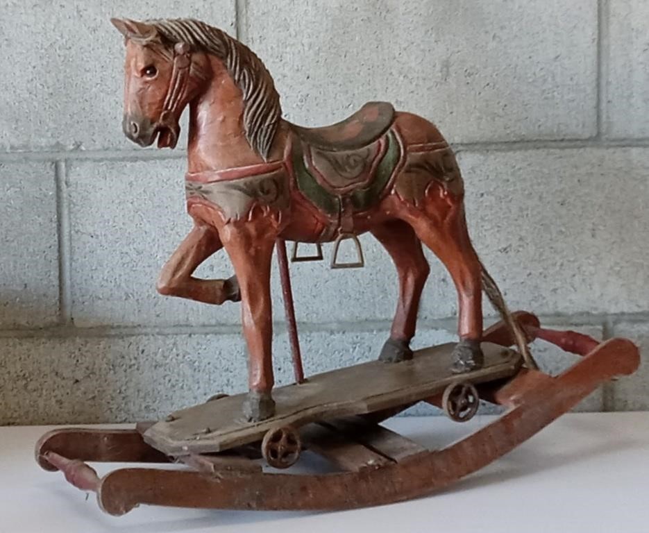 Antique Rocking/Pull Behind Horse