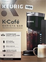 KEURIG K CAFE BARISTA BAR RETAIL $140