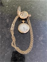 AMERICAN WALTHAM  CO 15 JEWELS  WATCH WITH CHAIN