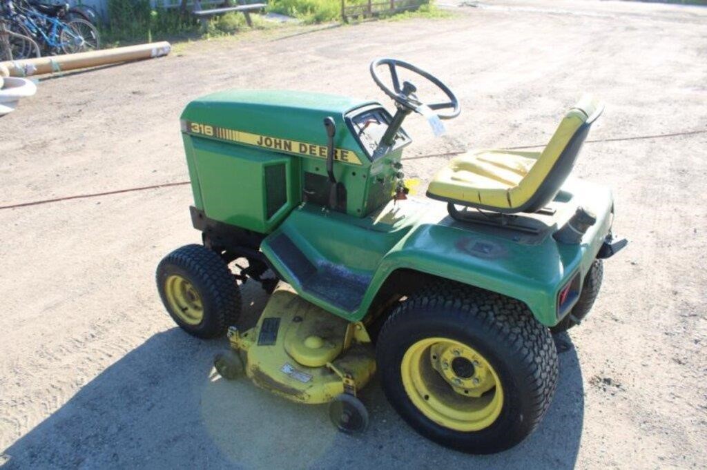 **Desc. Update**John Deere 316 Riding Lawn Mower