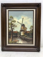 * Acrylic on Canvas Painting  Windmill 24 x20