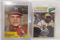 2 Baseball cards