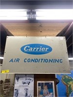 Metal Carrier Air Conditioning Sign, 27"x16"
